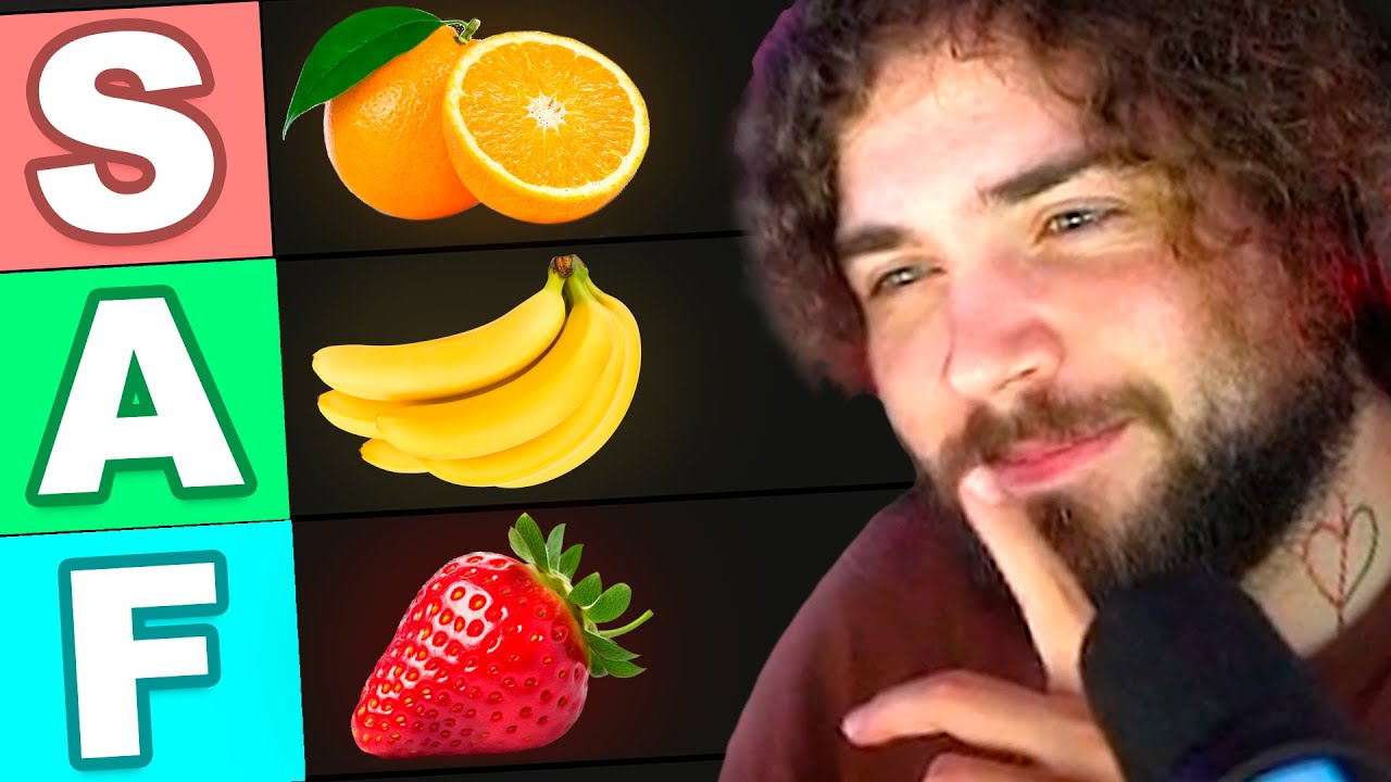ESTA É A MINHA LISTA DAS MELHORES FRUTAS..