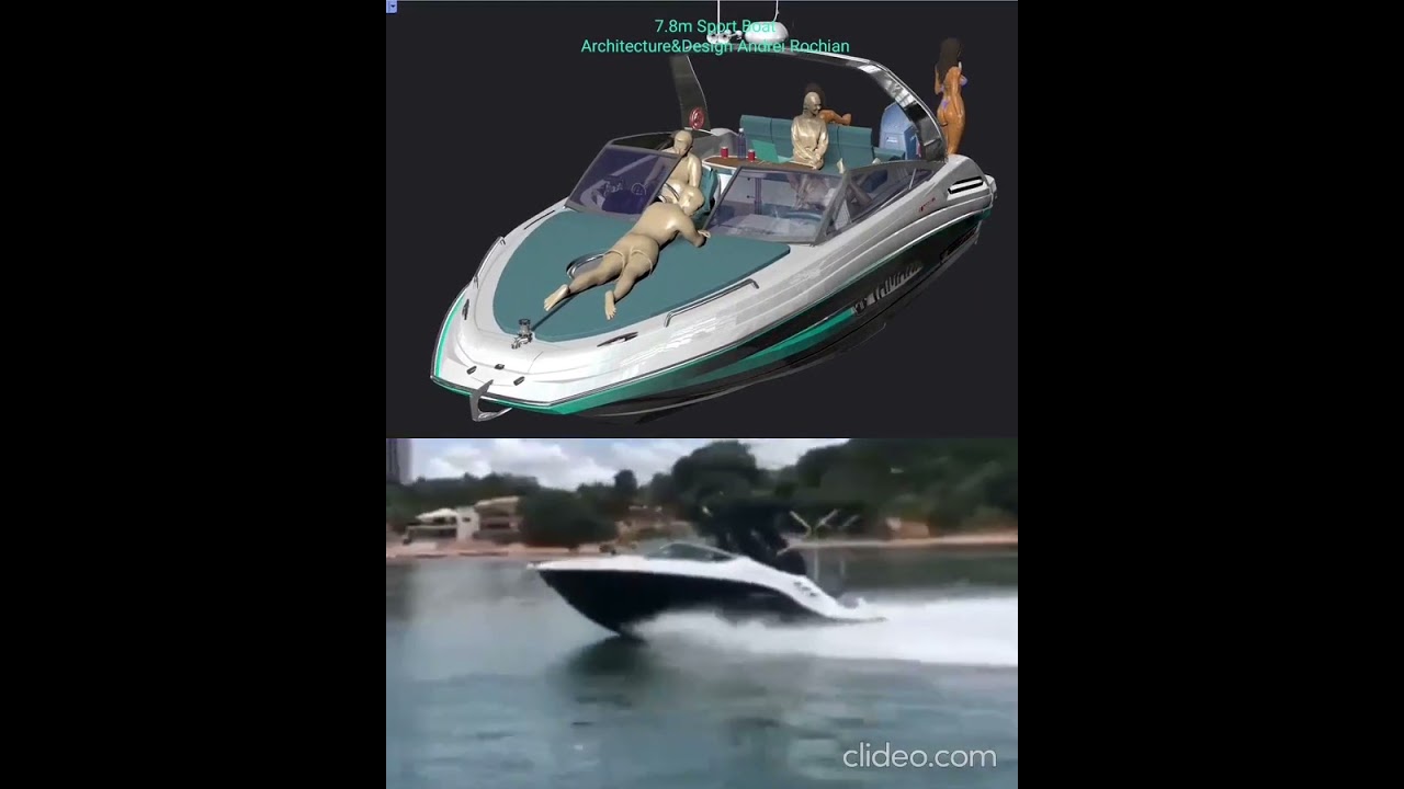 7.8m Sport Boat  THAT CONQUERED SOUTH AMERICA   Architecture&Design Andrei Rochian