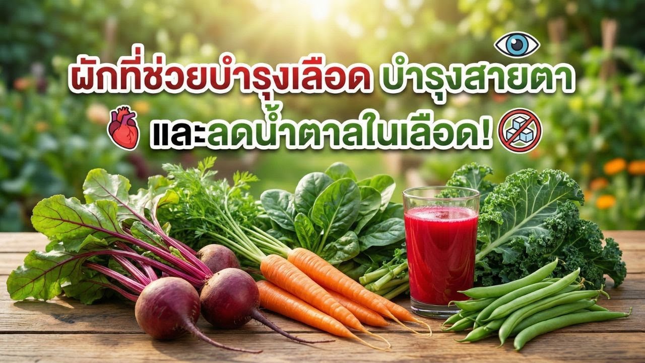 กที่ช่วยบำรุงเลือด บำรุงสายตา และลดน้ำตาลในเลือด 🌱 | ปลูกเอง สุขภาพดีเอง