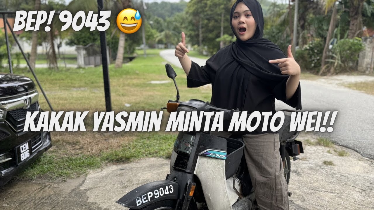 Yasmin dah besa, pandai minta moto dah…😅 #shopeeytdeals 