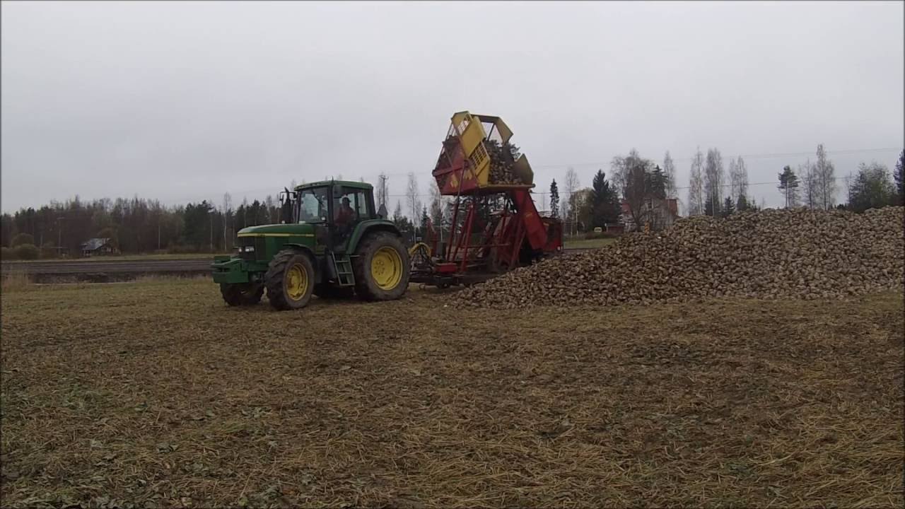 Sokerijuurikkaan nostoa 2016