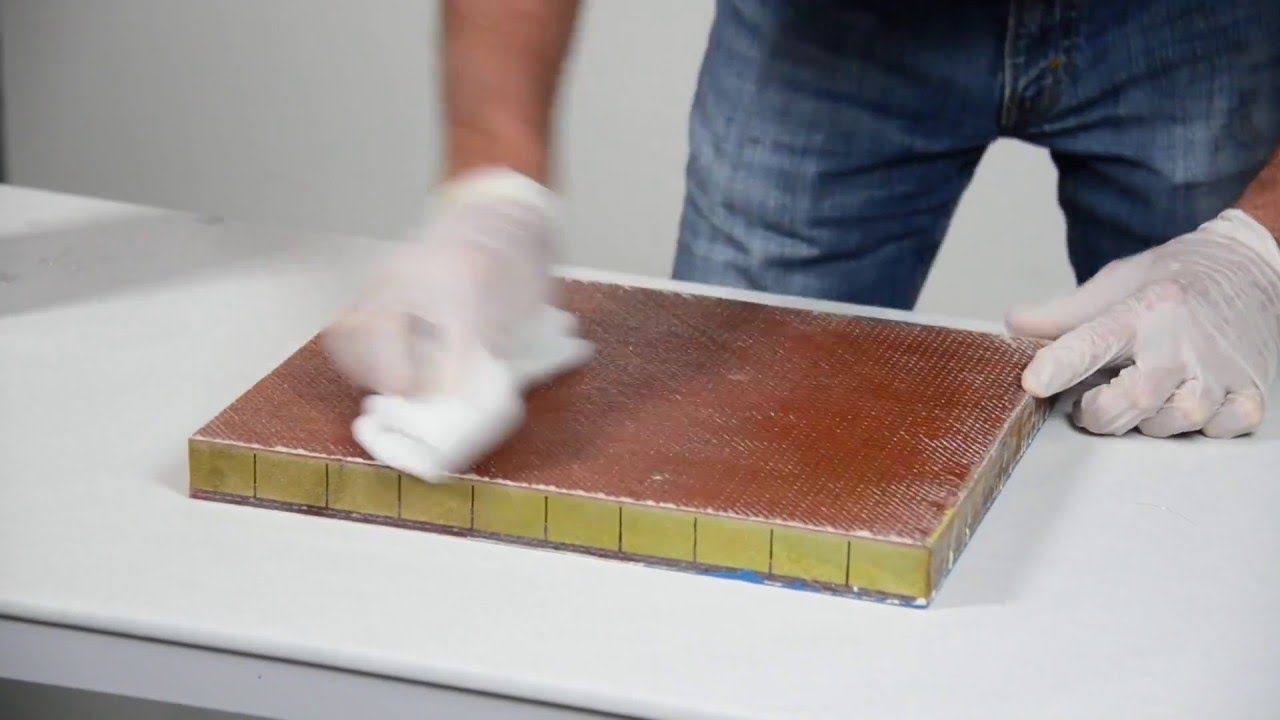 Hawk Epoxy Fiberglass Cloth and Mat Application