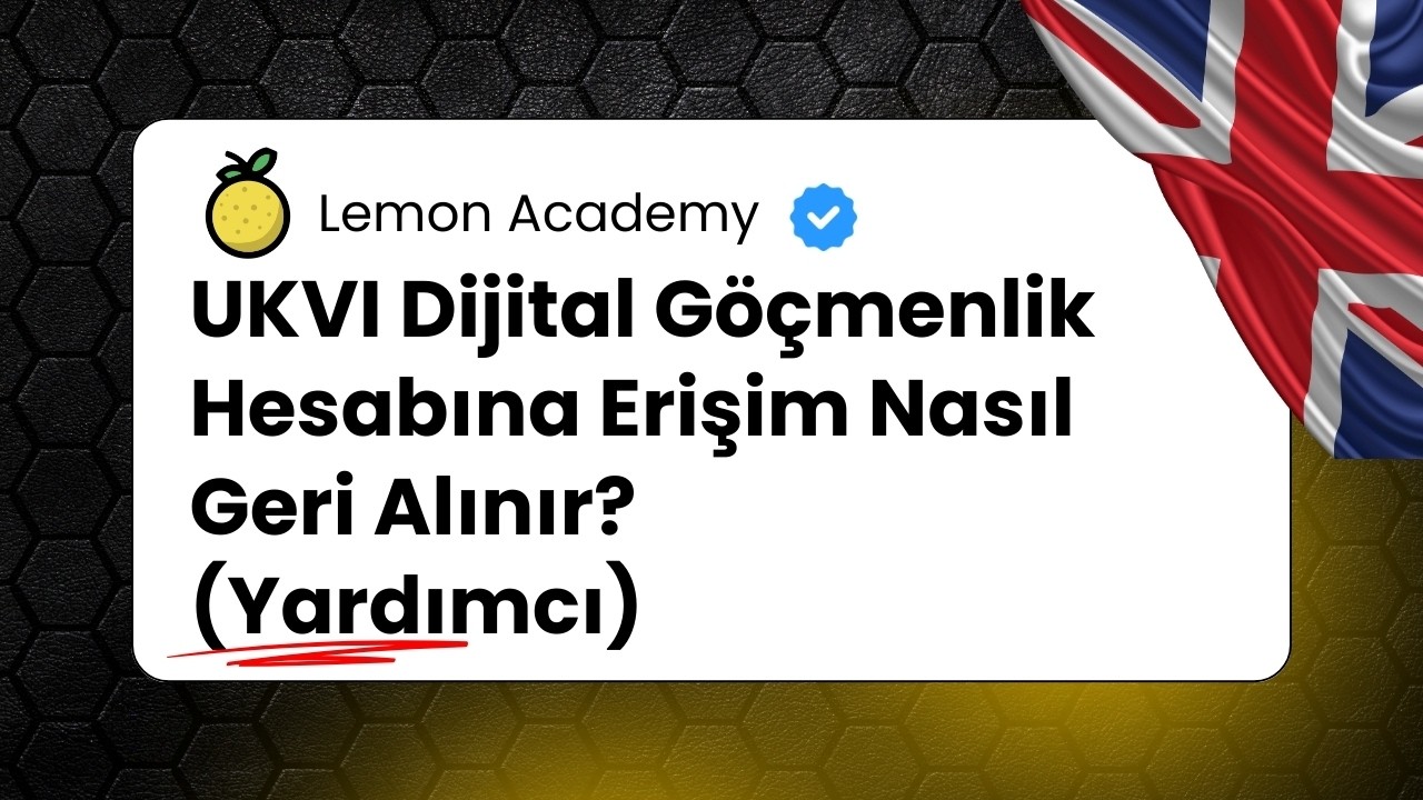 İngiltere E-Vize Hesabına Erişim Kaybettim Nasıl Geri Alınır?