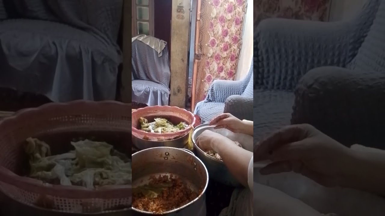 محشي كرنب باللحمه الضاني