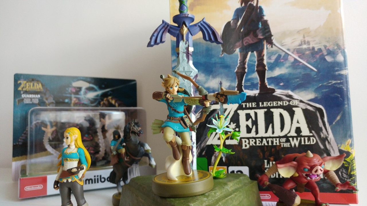 Unboxing Zelda Breath of the Wild edizione limitata + amiibo Zelda