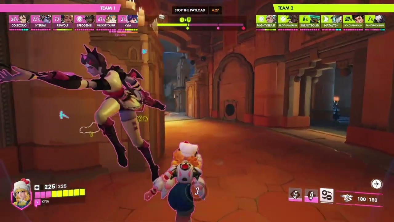 Overwatch Console player tries Pc! (ft. Juno Hello Kitty Skin!)