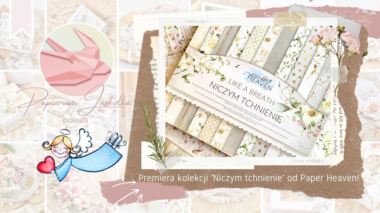 Like a breath - w nowy rok z nową kolekcją od @PaperHeavenpapers | New Scrapbooking Papers