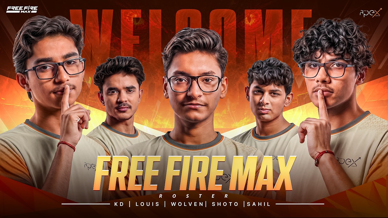 THE CHAMPIONS OF INDIA HAVE FOUND THEIR HOME | WELCOME TAG FREE FIRE MAX ROSTER