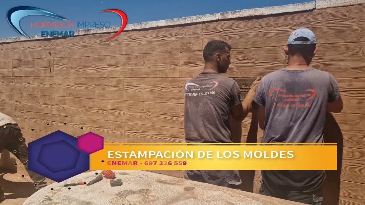 Pasos para hacer hormigon impreso vertical - Enemar®