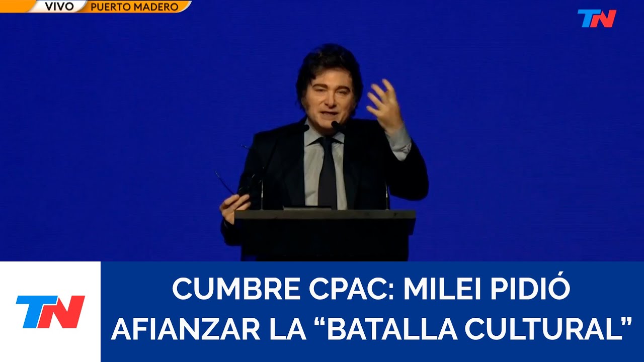 MILEI EN CPAC I 