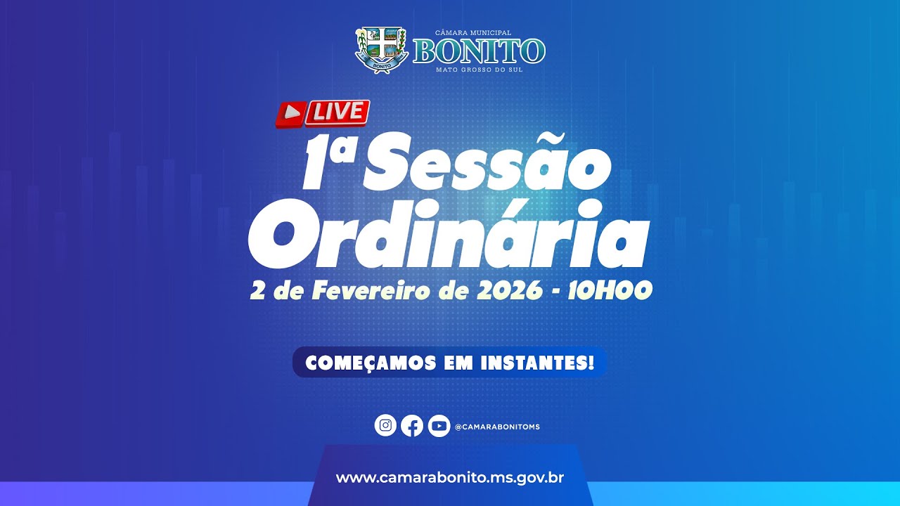 46ª Sessão Ordinária 2 de Fevereiro de 2026 - 10H00
