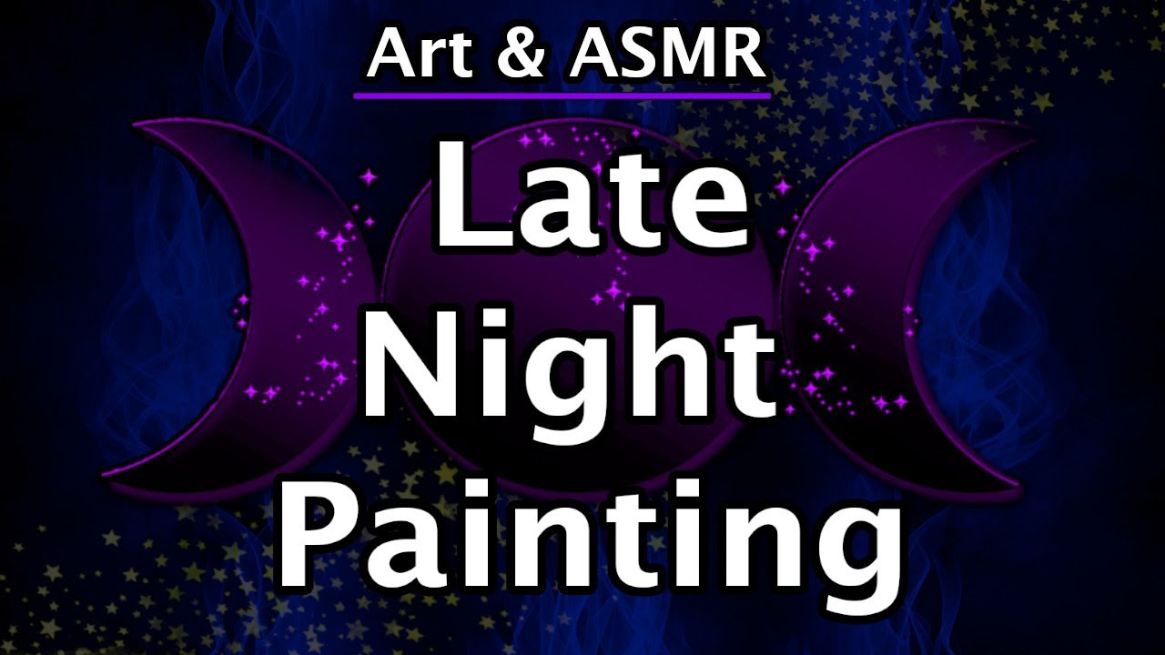 💜 Fantasy Painting | The Late, Late Painting Show (No Talking) 💜