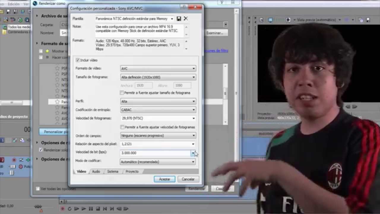 Renderizar en Sony Vegas Pro 11