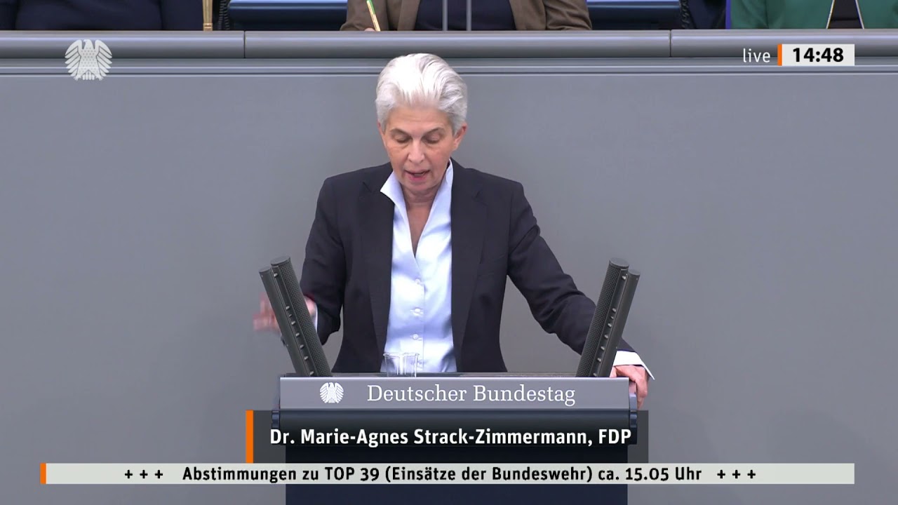 Rede von Marie-Agnes Strack-Zimmermann zur verfassungsrechtlichen Grundlage der Bundeswehreinsätze