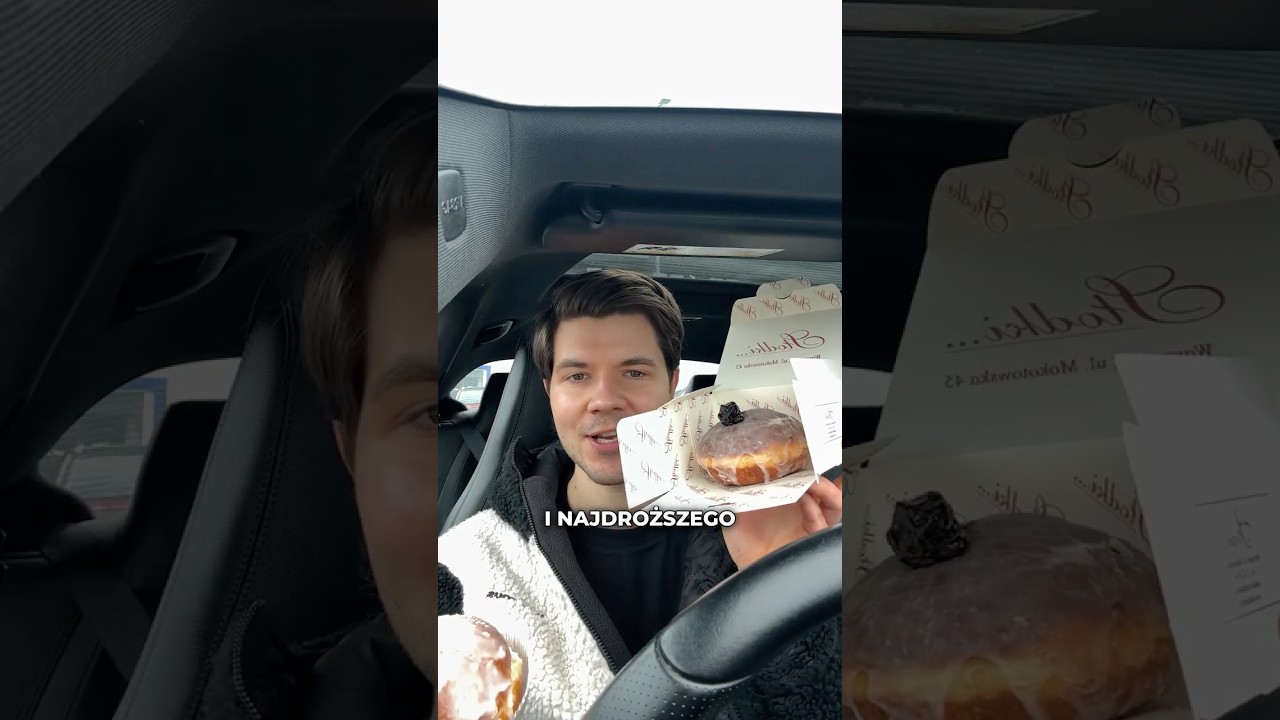 Najtańszy vs najdroższy Pączek w Warszawie 🍩 #coocharz #jedzenie #magdagessler #shorts