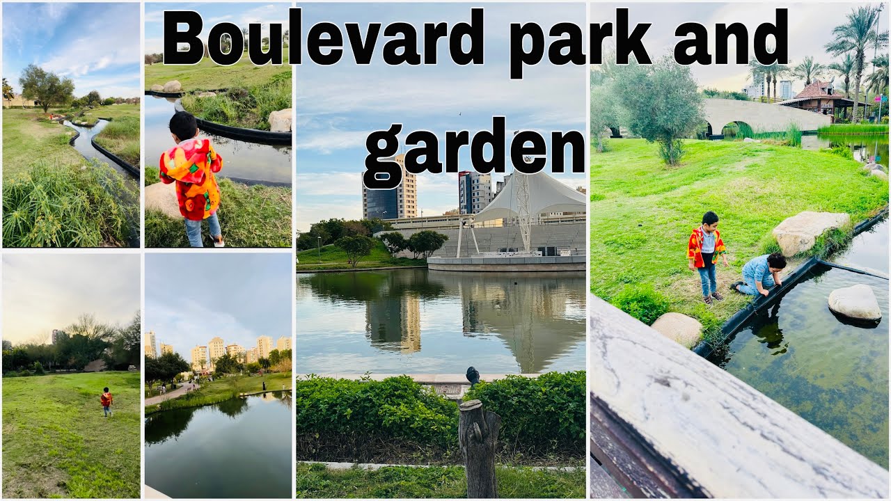 Exploring Boulevard Park and Garden in Salmiya, Kuwait||Travel vlog || Najeema fayis