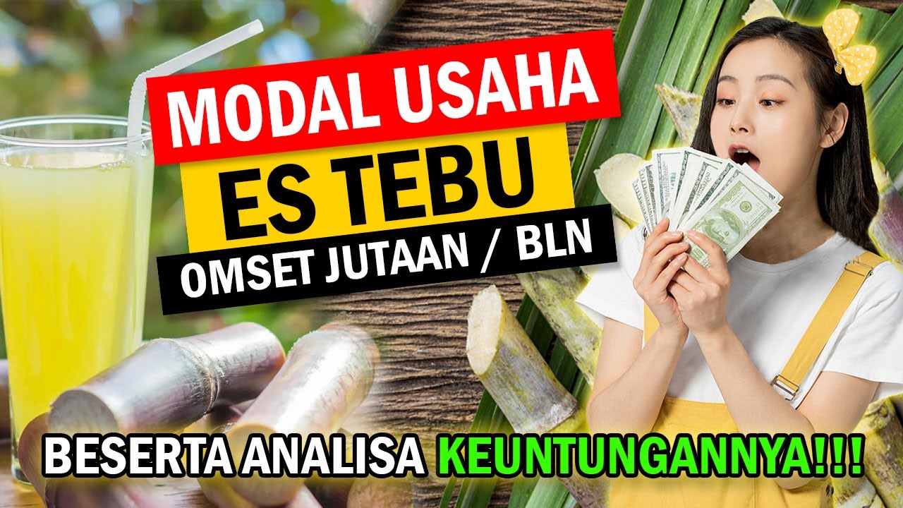 MODAL USAHA ES TEBU BESERTA ESTIMASI KEUNTUNGANNYA !!! OMSET JUTAAN PERBULAN