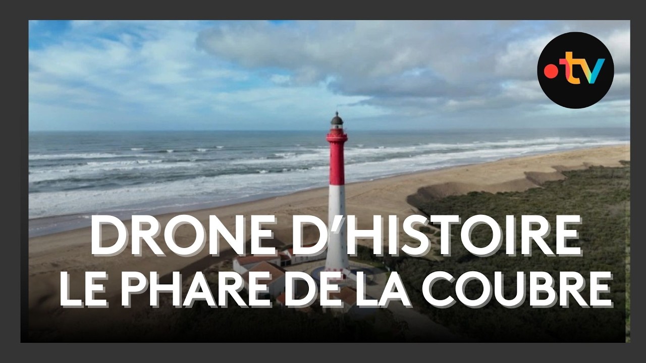 Drone d'histoire : le Phare de la Coubre en Charente-Maritime