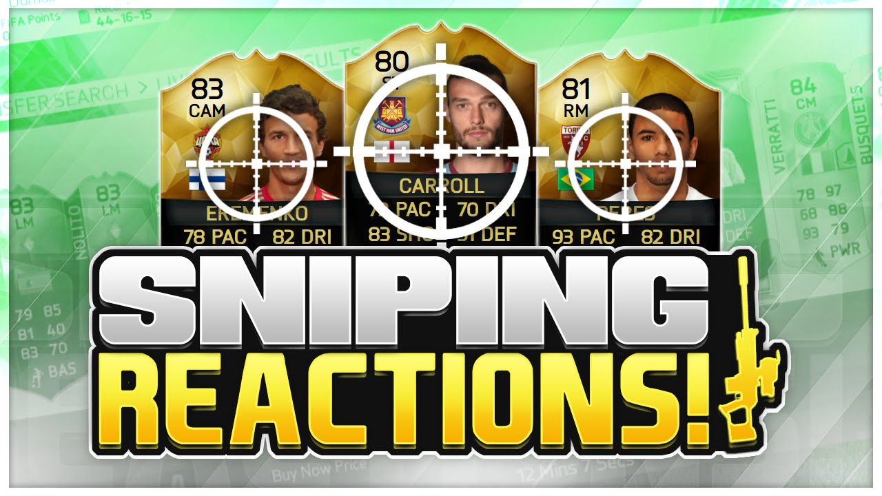 FIFA 16 | SNIPING REACTIONS EP27 | WEIRD SNIPING GLITCH | LIVE REACTIONS | FIFA 16 ULTIMATE TEAM
