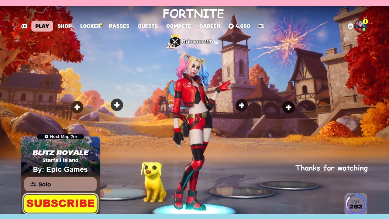 Fortnite: Blitz Royale Solo Gameplay | Harley Quinn
