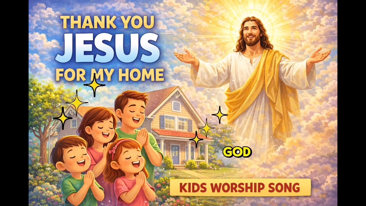 Thank You Jesus for My Home | Kids Worship Song | Christian Song for Children
