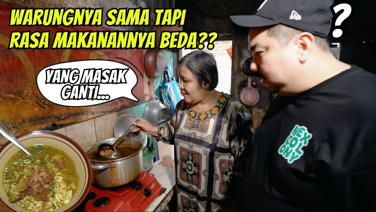 WARUNGNYA SAMA, TAPI SIANG & MALEM RASANYA BEDA??