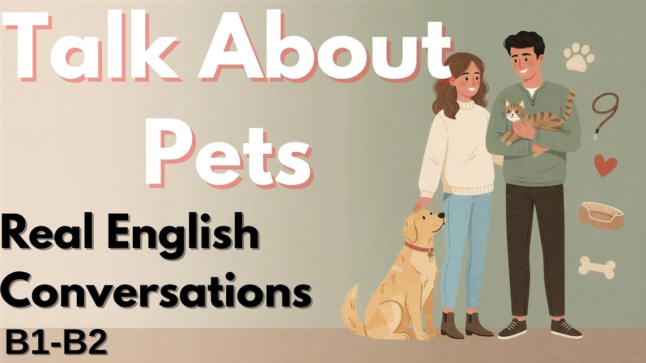 Talking About Pets | Easy English Podcast for Daily Conversation | Conor & Linda |