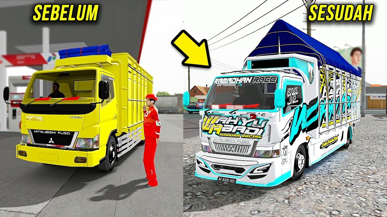 Kita buat dia Jadi Truk Canter Wahyu Abadi 02 Terbaru - Ets2