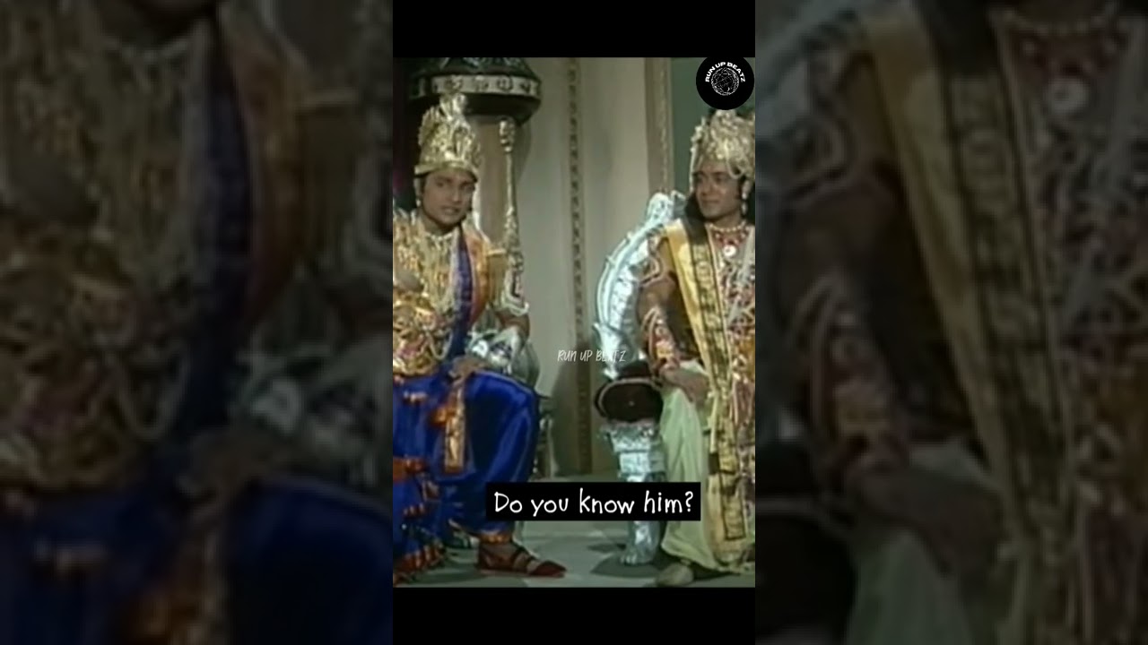 Shri Krishna and Balram Funny Moment from B.R.Chopra Mahabharat 😂