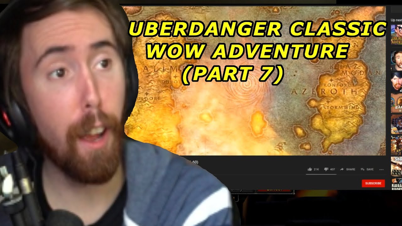 ASMONGOLD REACTS TO UBERDANGER WOW CLASSIC ADVENTURE ( Episode 7 )