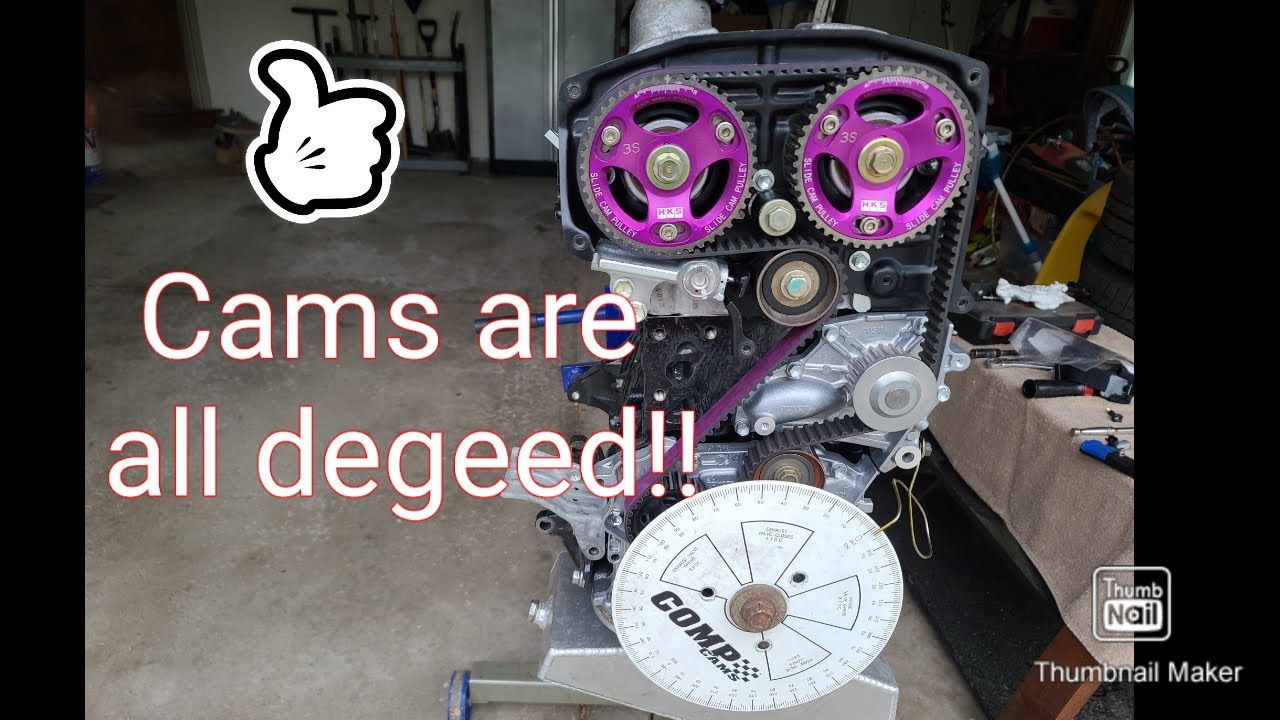 Badnews Celica motor has the cams degreed to Kelford spec