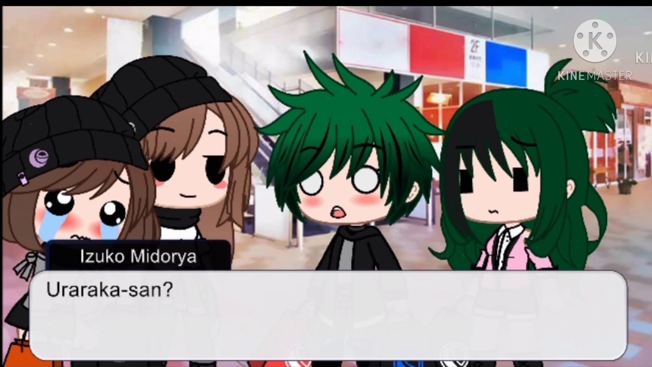 Bnha Uraraka confessa seus sentimentos para Deku (Izuocha) Gacha Club |Minha AU|