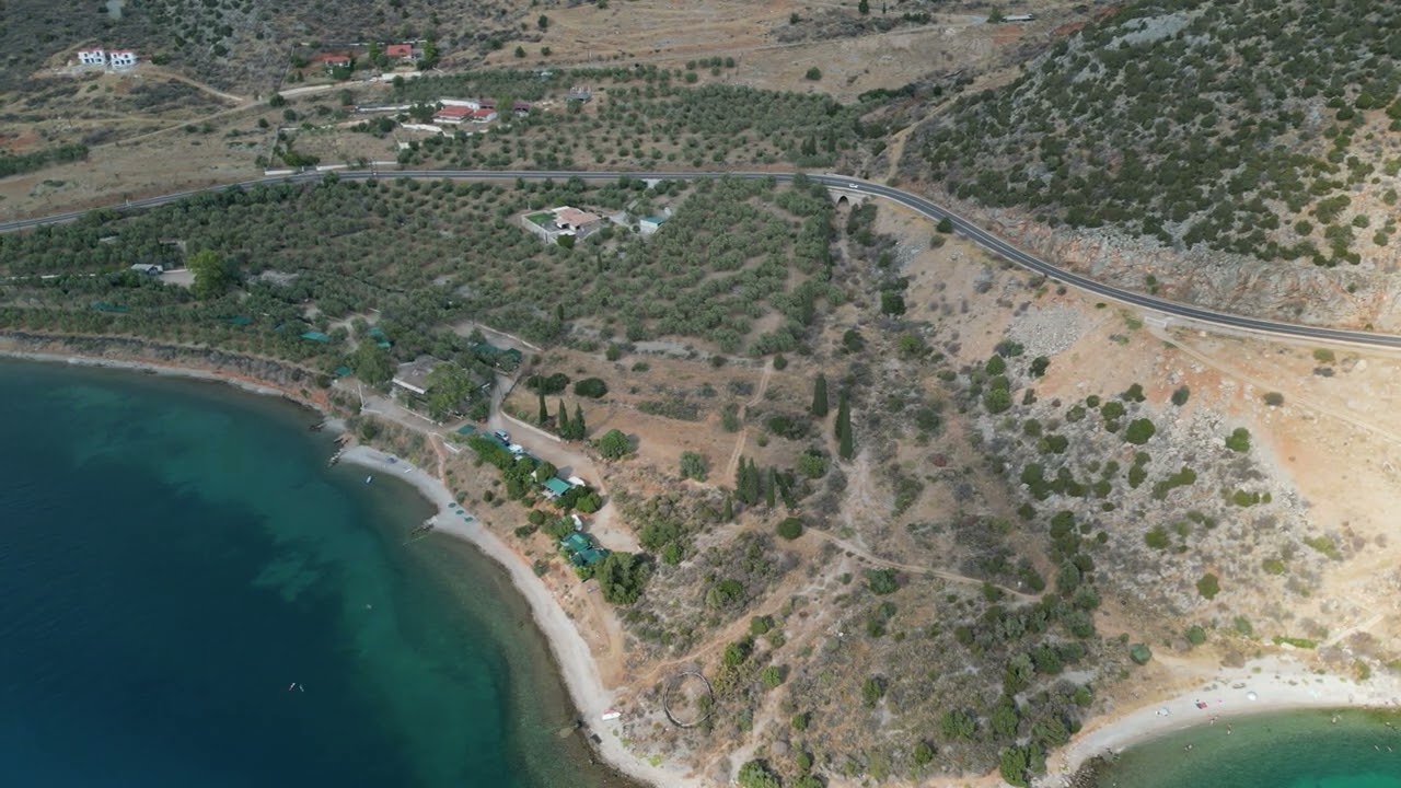 Itea the port of Delphi...The land reaching the beach at Kirra