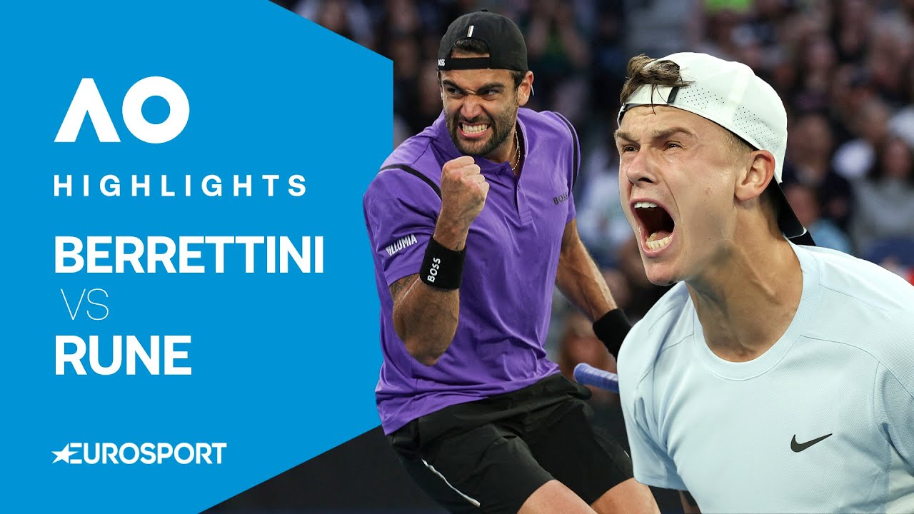 Matteo Berrettini vs Holger Rune | Round Two | Australian Open 2025 Extended Highlights 🇦🇺