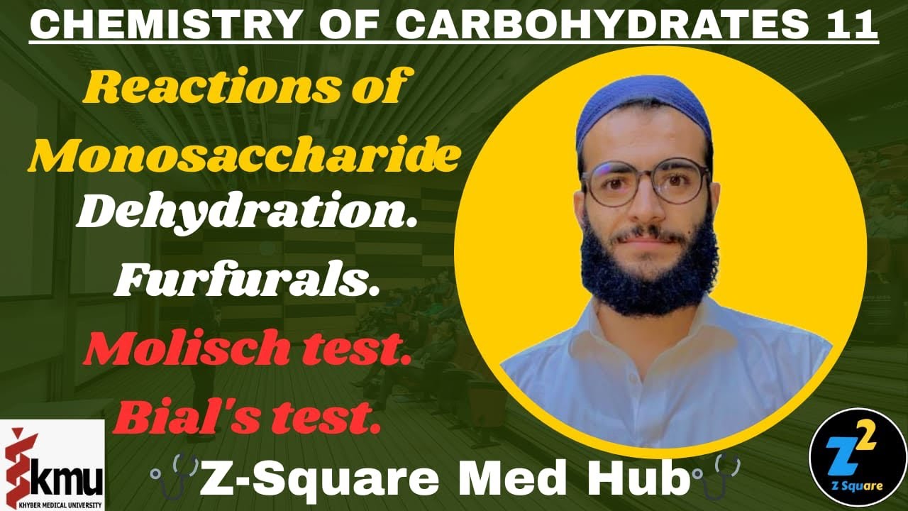 Reactions of Monosaccharides || Dehydration || Chemistry of carbohydrates 11 || Z-Square Med Hub.