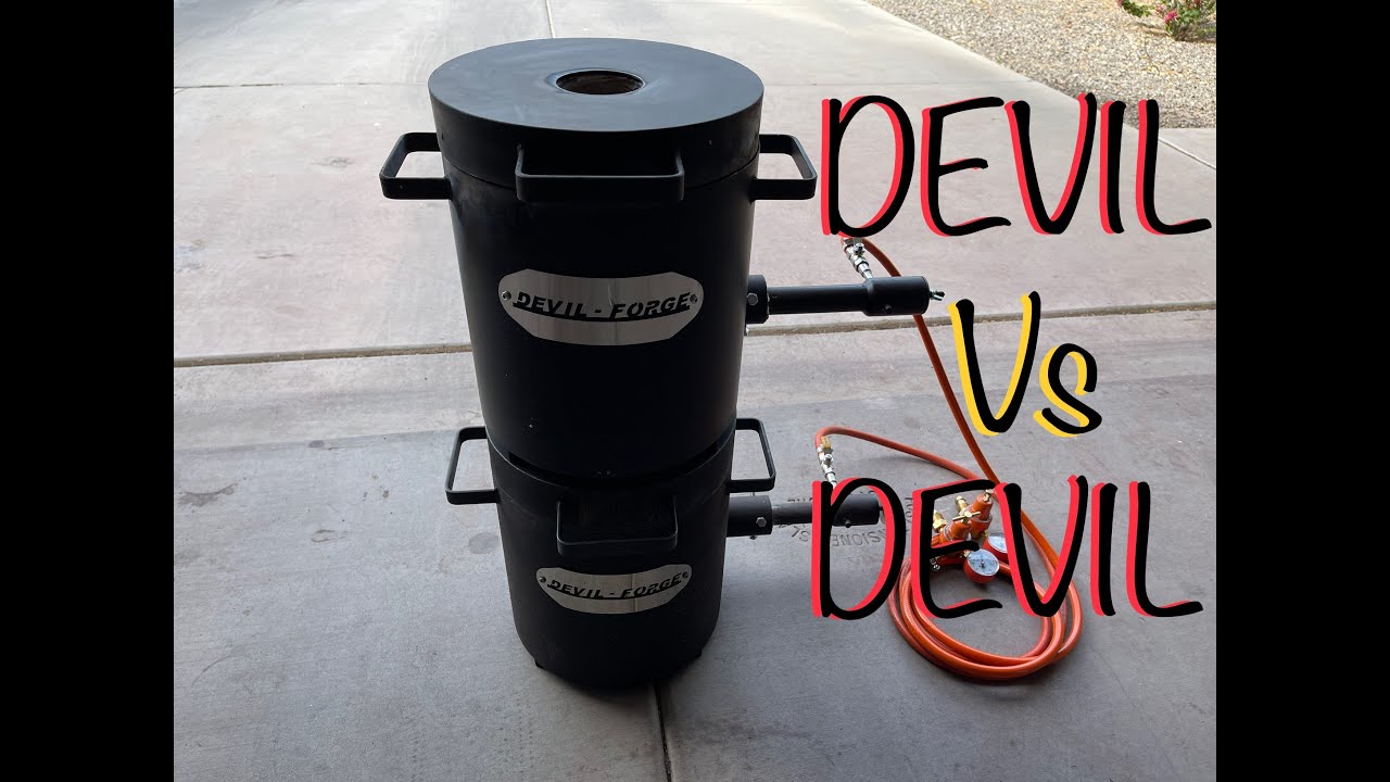Devil-Forge Melt Off - Devil Forge FB2M vs Devil Forge FB2MB - 1KG Copper Melt Devil-Forge Race