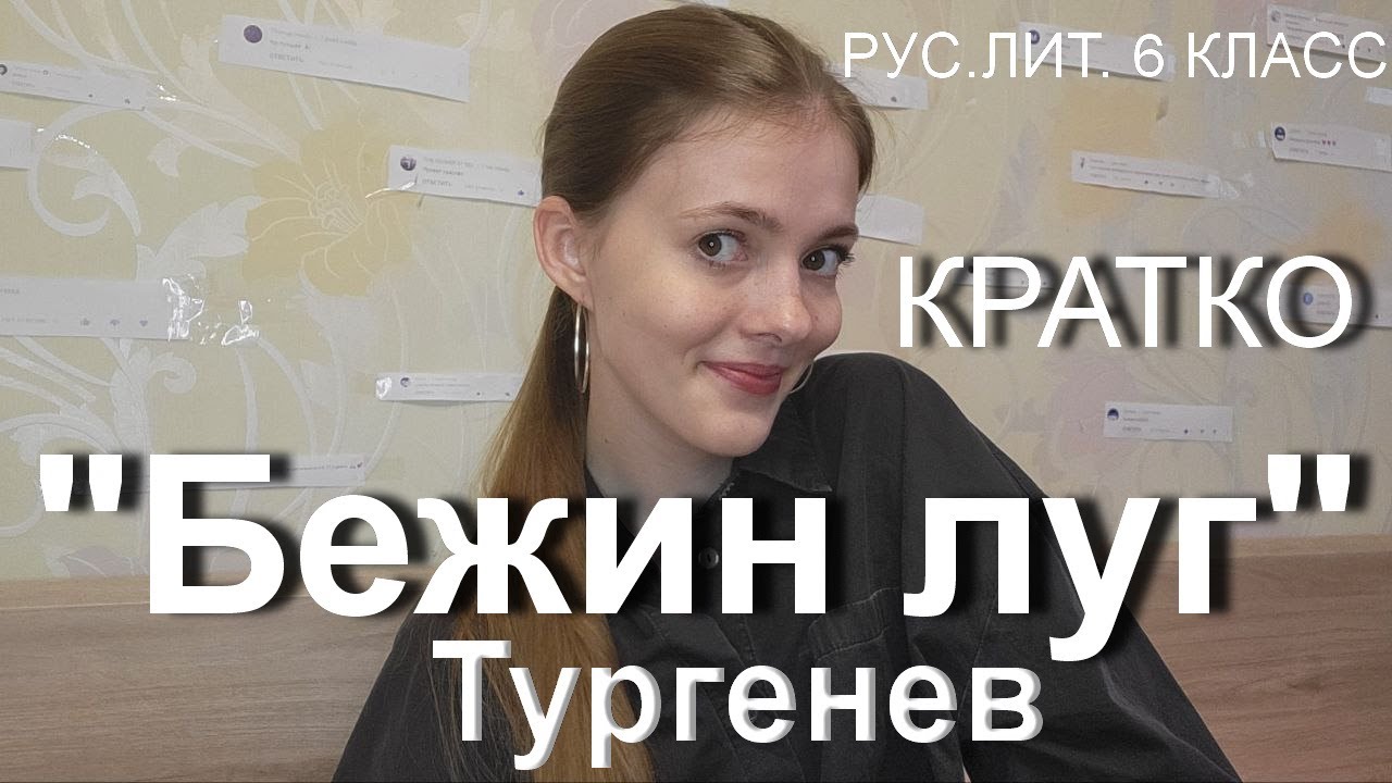 КРАТКО | БЕЖИН ЛУГ | Тургенев | рус.лит. 6 класс