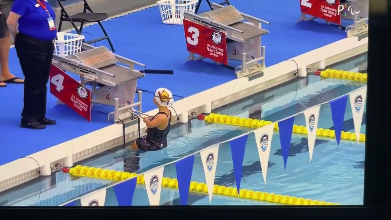 U.S. Paralympic Swimming Trials 50 backstroke 