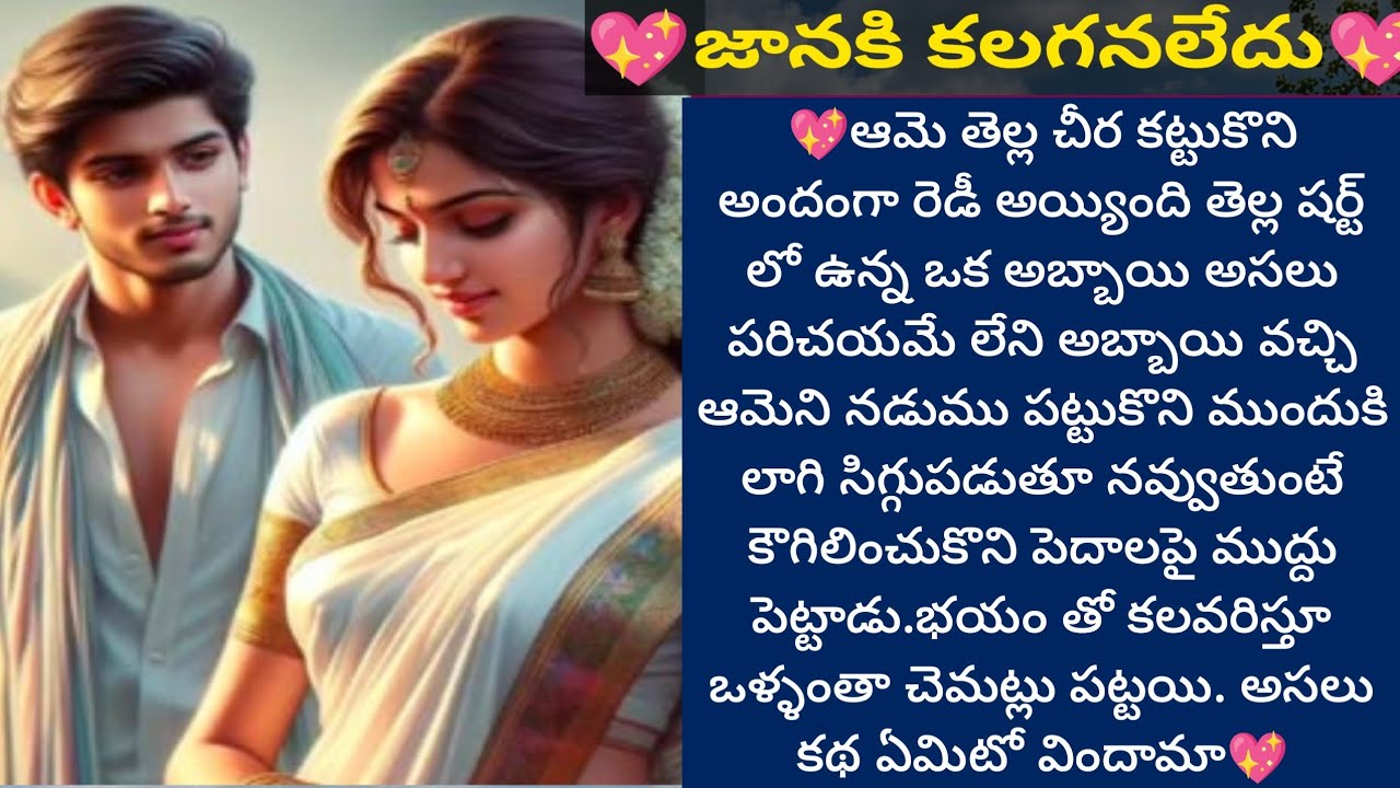 💖జానకి కలగనలేదు💖 |ముచ్చటైన ప్రేమ కథ | #love | Heart touching - Vedhas Kitchen and Vlogs | #emotional