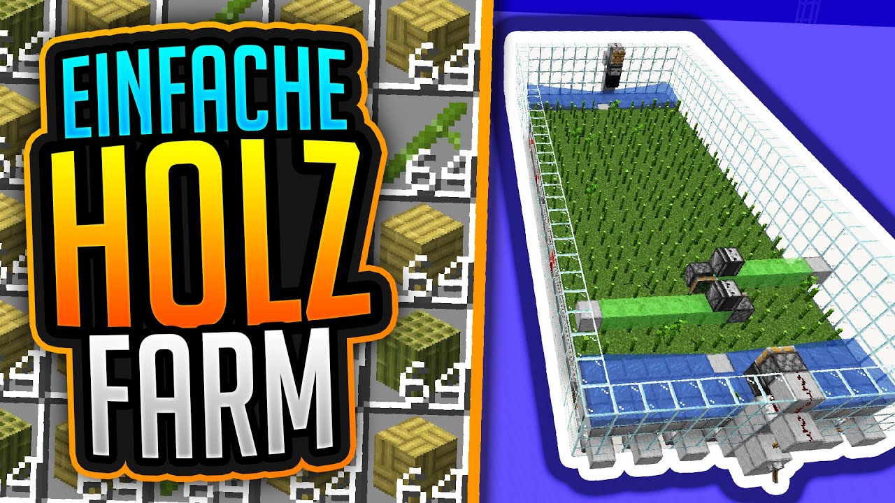 EINFACHE HOLZFARM (5.300/h) Tutorial ✨ Minecraft 1.21