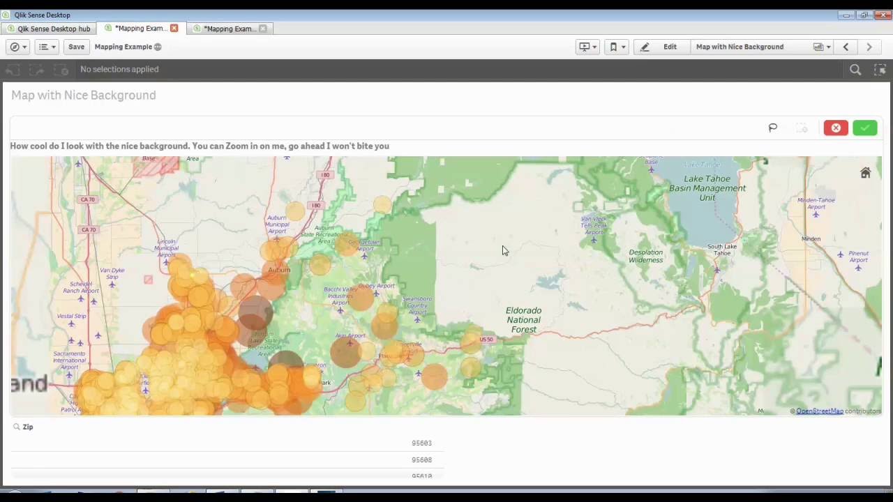 Qlik Sense Mapping