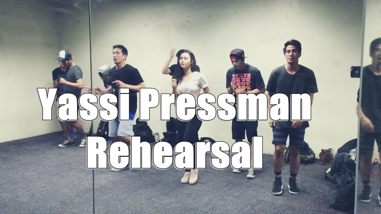 Yassi Pressman Rehearsal