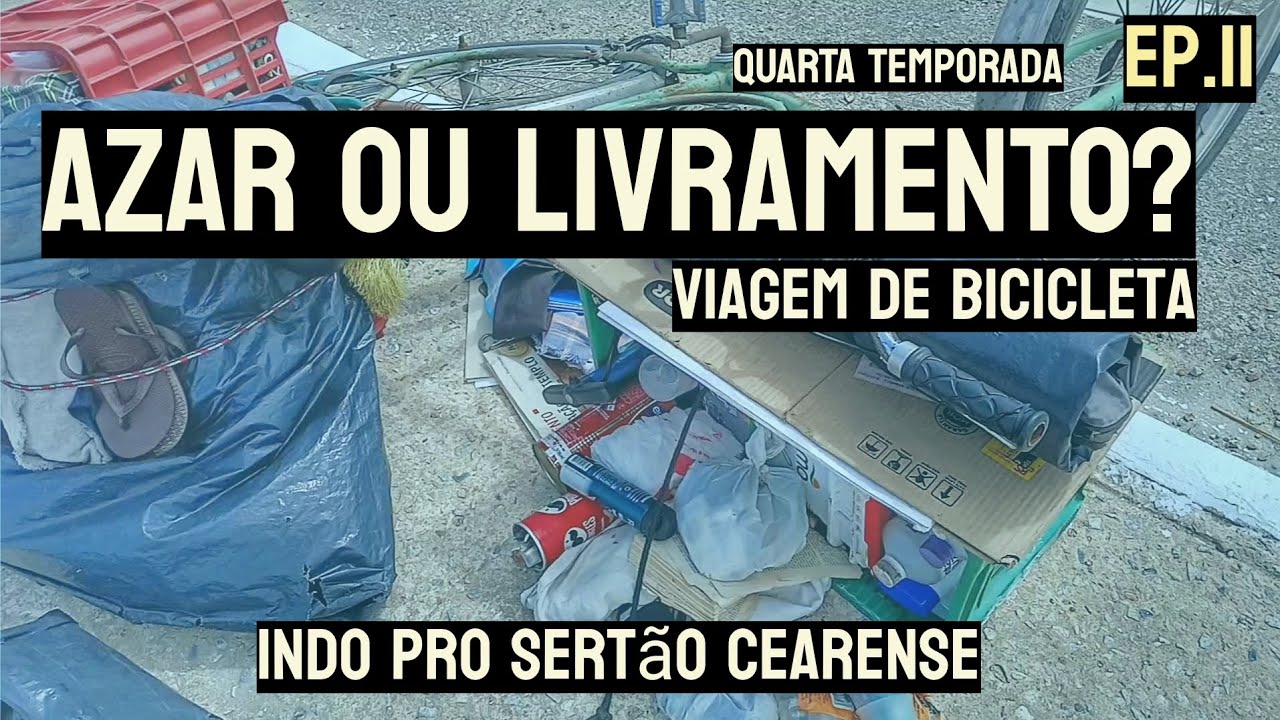 VIAJANTE DE BICICLETA PASSA POR PROBLEMAS NA ESTRADA - Viagem de bike #086