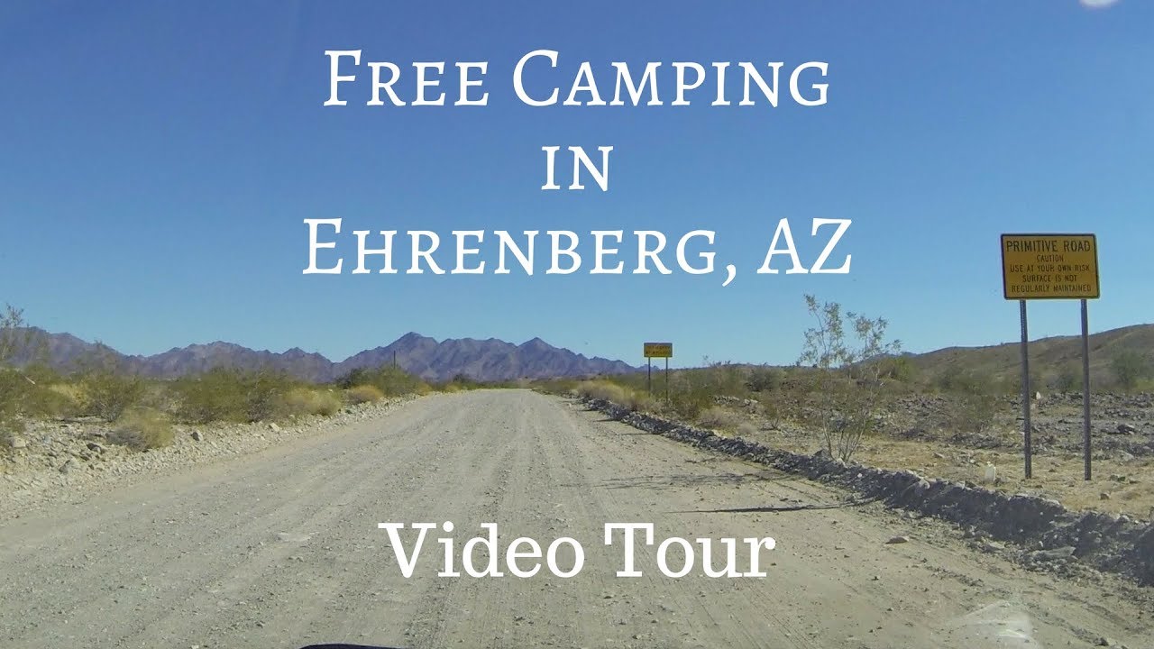 Camping Along Ehrenberg Cibola Road in Ehrenberg, AZ - Video Tour