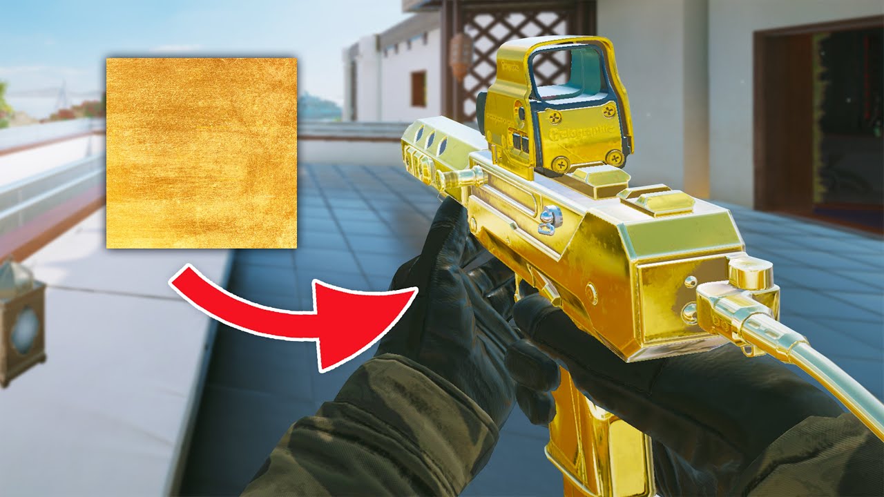 Как разблокировать золотой камуфляж для SMG-12 в Rainbow Six Siege