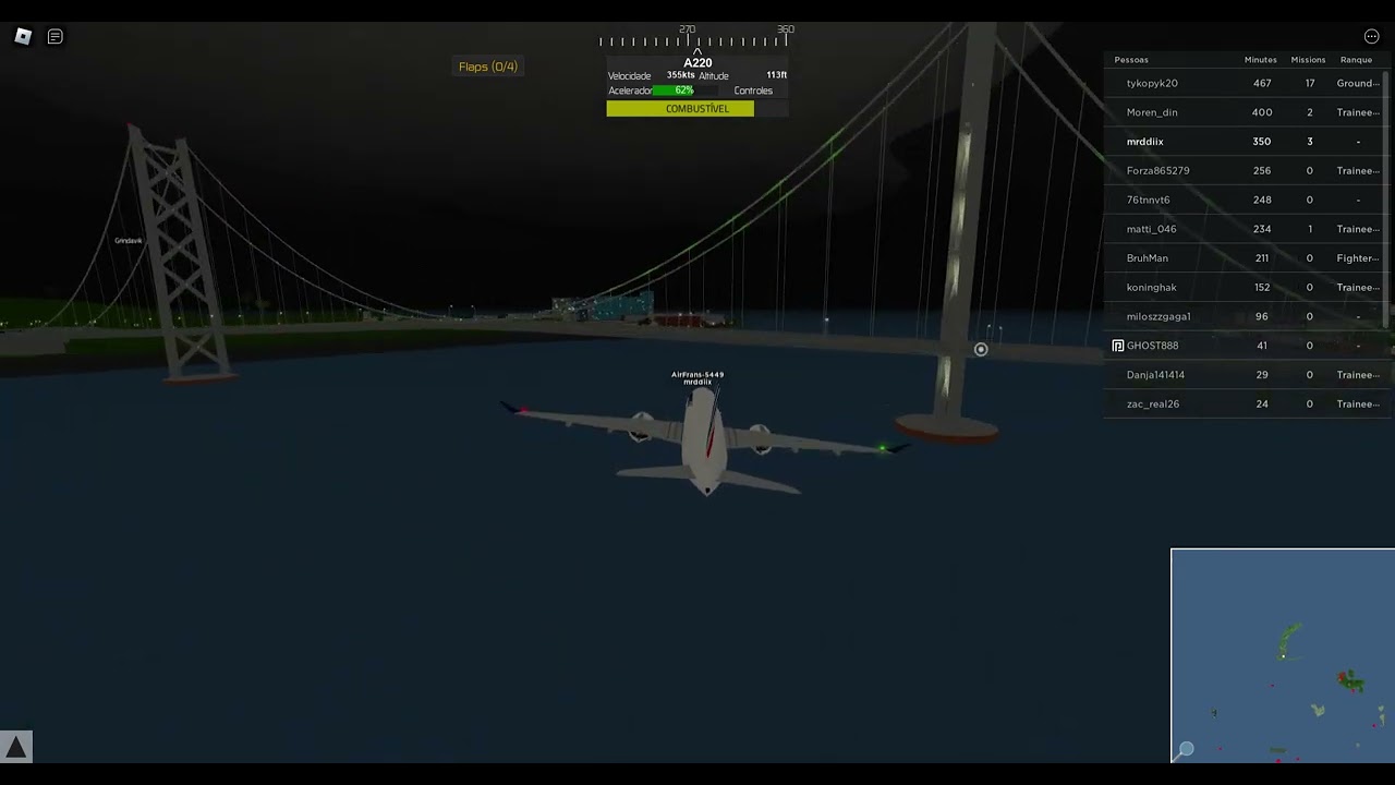 Passei Por Baixo De Uma Ponte Com Um AirBus 220
