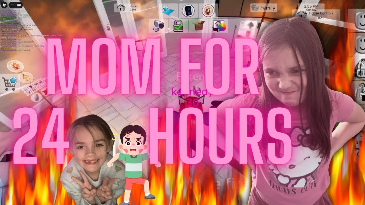 I Became a MOM for 24 Hours in Roblox! (It Went WRONG...)