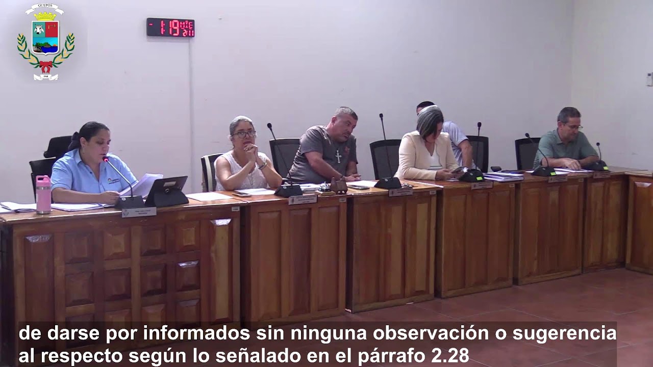 Reunión de Comisión de Gobierno y  Administración, Consejo Municipal de Quepos, 11-02-2026.