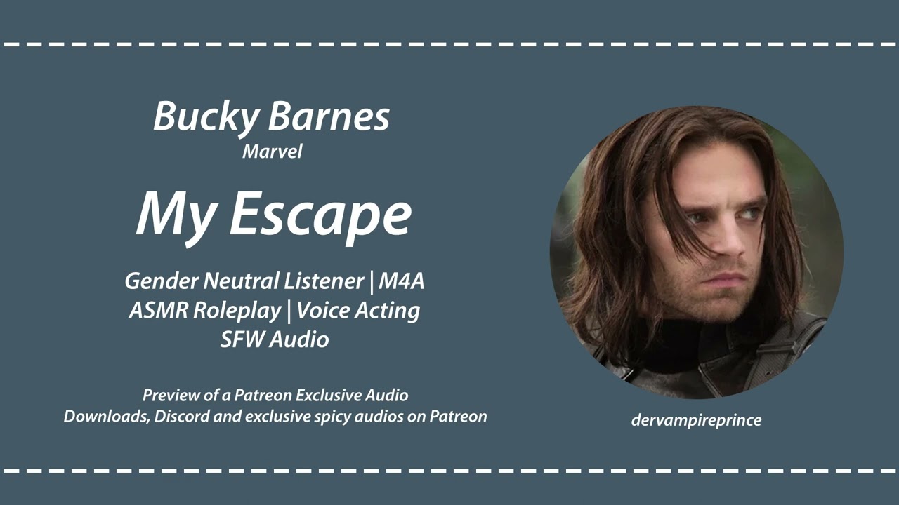 ASMR | Marvel - You Help Bucky When He Gets Anxious [M4A] [Spicy Patreon Preview]