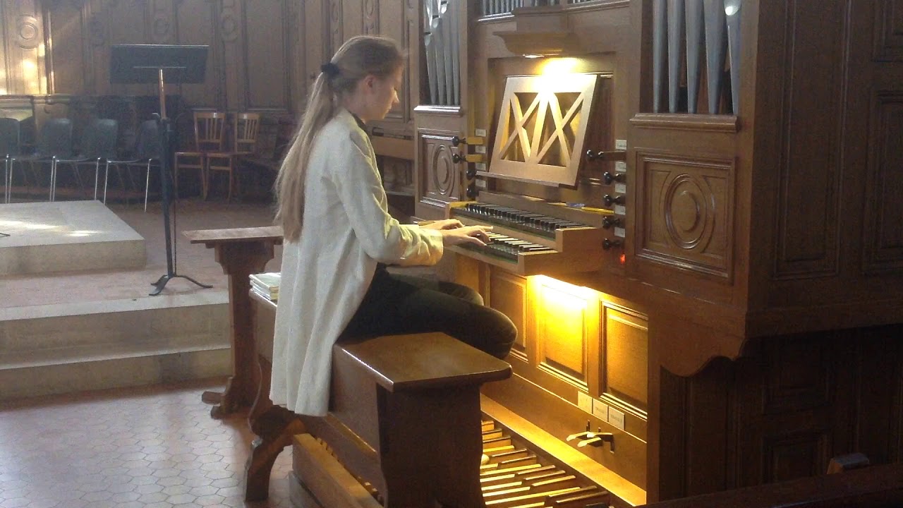 Bach, Prélude et Fugue sol majeur BWV 541, par Mélodie Michel (14 ans)